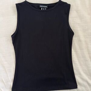 PrettyLittleThing Classic Black Tank Top